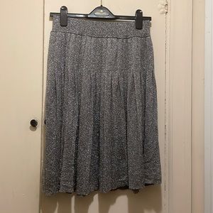 Levis pleated metallic skirt
